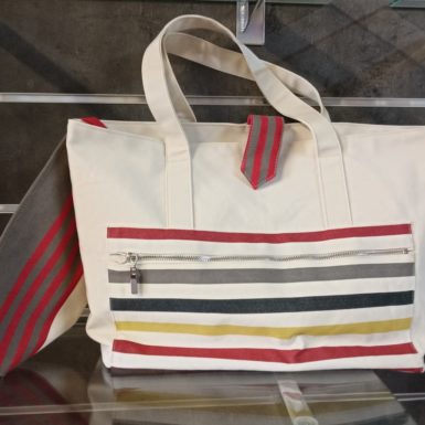 Sac fourre tout rayure rouge CAMON