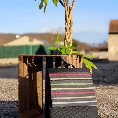 Sac à dos en matières recyclées MONTSEGUR noir