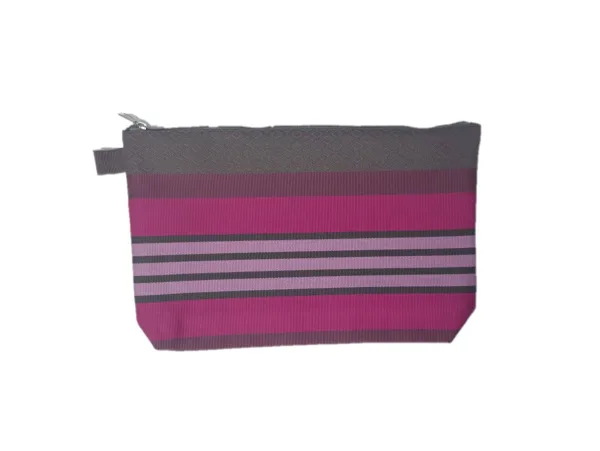 Trousse de toilette enduite fushia PUIVERT – Image 3